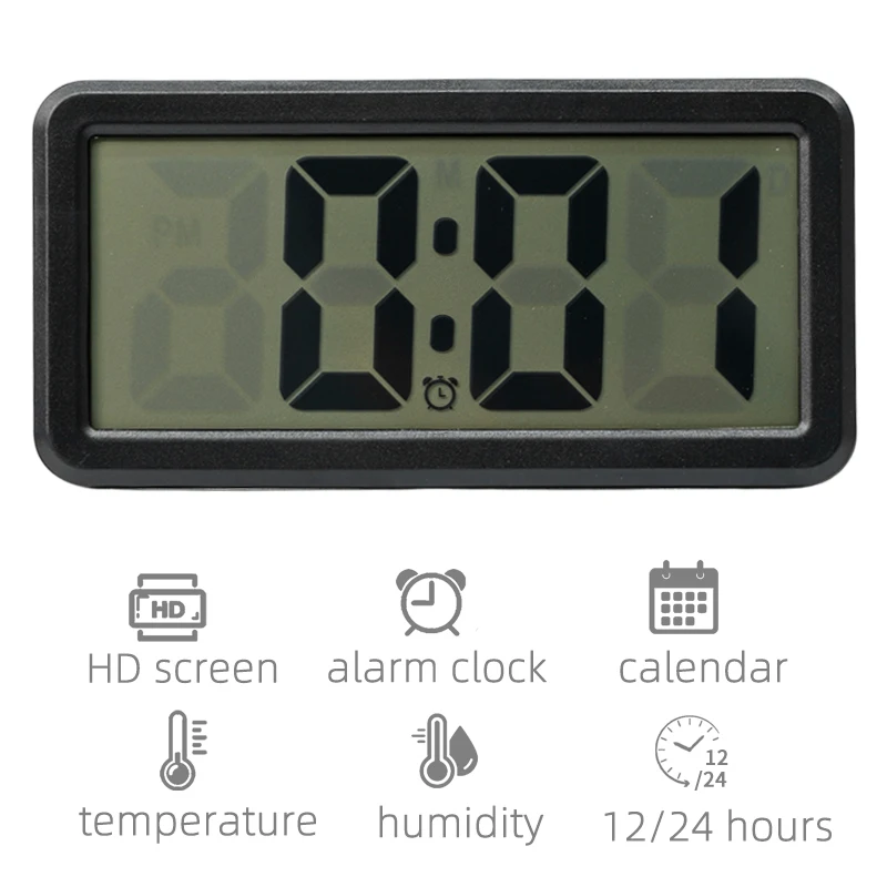 Offline Wholesale Classic Snooze Alarm Easy Setting Modern Decor Heavy Sleeper Bedside Desk Alarm Clock for Student