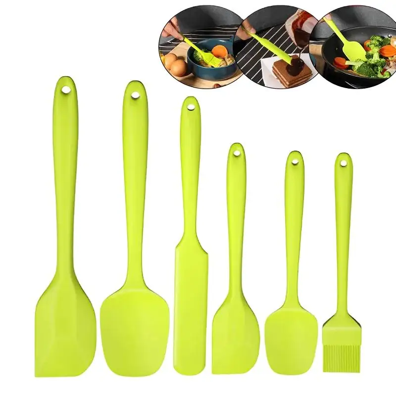 Food Grade Non-Stick Silicone Spatula Baking Tool for Kitchen OPP Bag Packaging