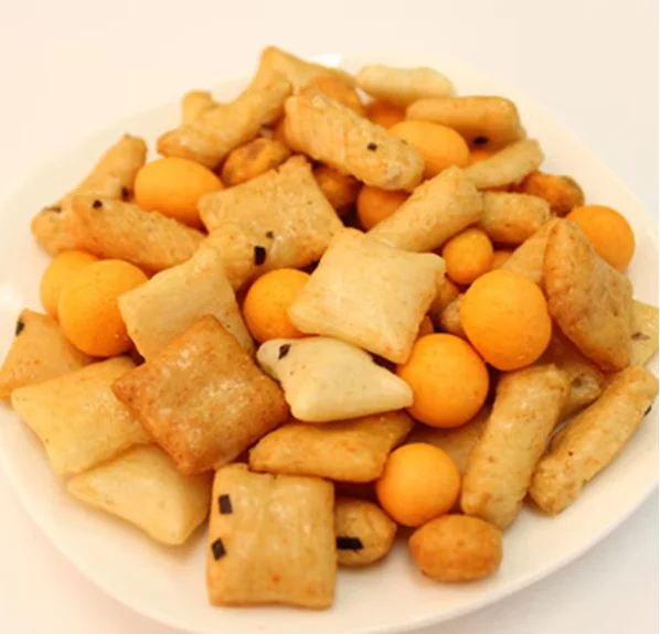 OEM упаковка рисовые крекеры смешанные различные полезные вкусные закуски