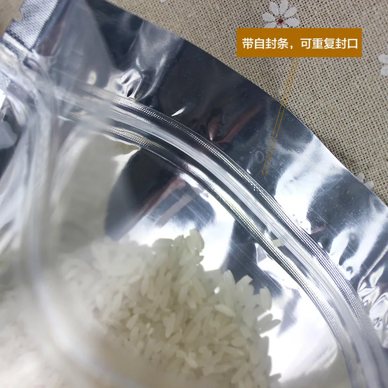 Запахи доказательство мешок еды стоят вверх ziplock мешок алюминиевой фольги