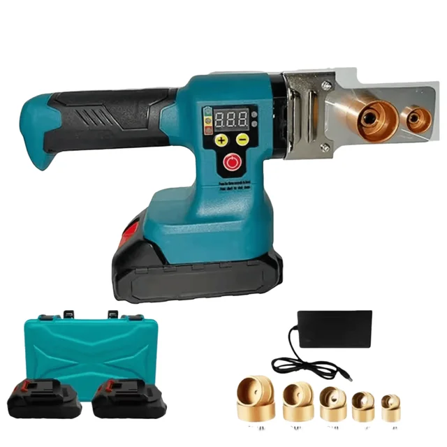 Industrial Grade Digital Display High-Power Lithium Rechargeable Battery-Powered Hot Melt Pipe Welding Machine YLW YLW-E-3 21V 1