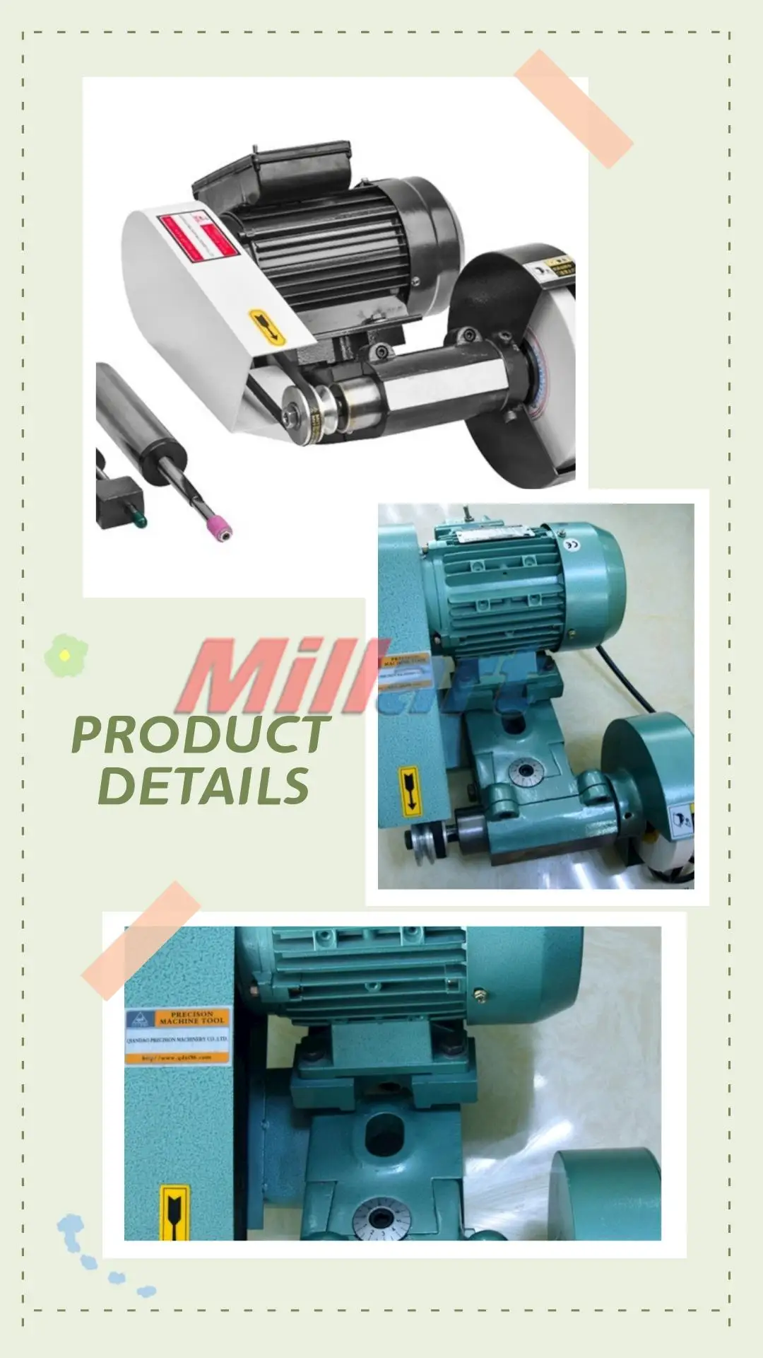 Tool Grinding Machine/gd125 Lathe Inside And Outside Diameter Grinder