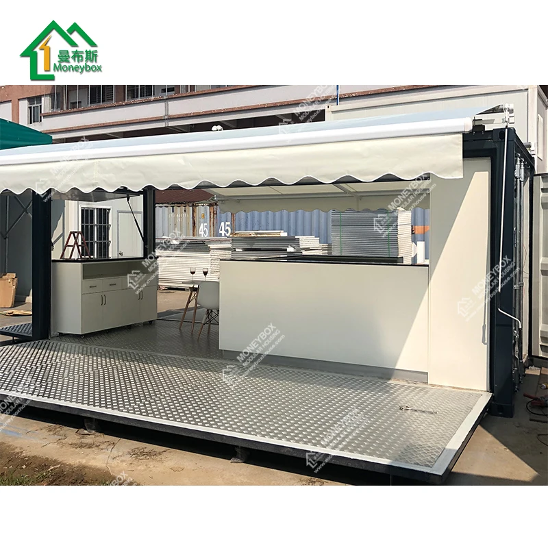 Portable Small Economical Prefab Container Coffee Shop