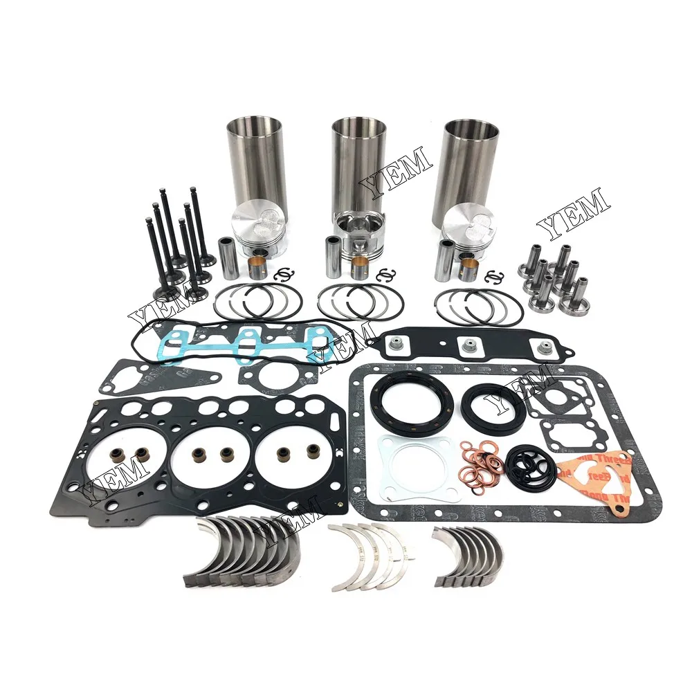 3TNE68 Engine Rebuild Kit With Gasket Bearing Valve for Yanmar Diesel Engine