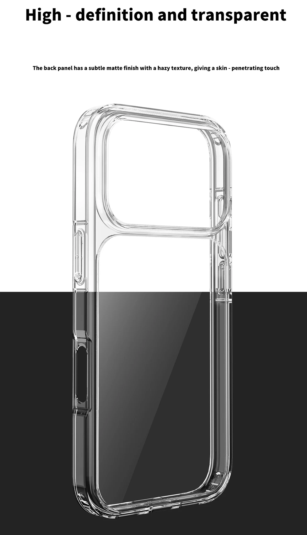 product laudtec clear magnetic phone cases for iphone 17 air 16 15 pro max shockproof luxury simple protective cover custom logo sjk1095-4