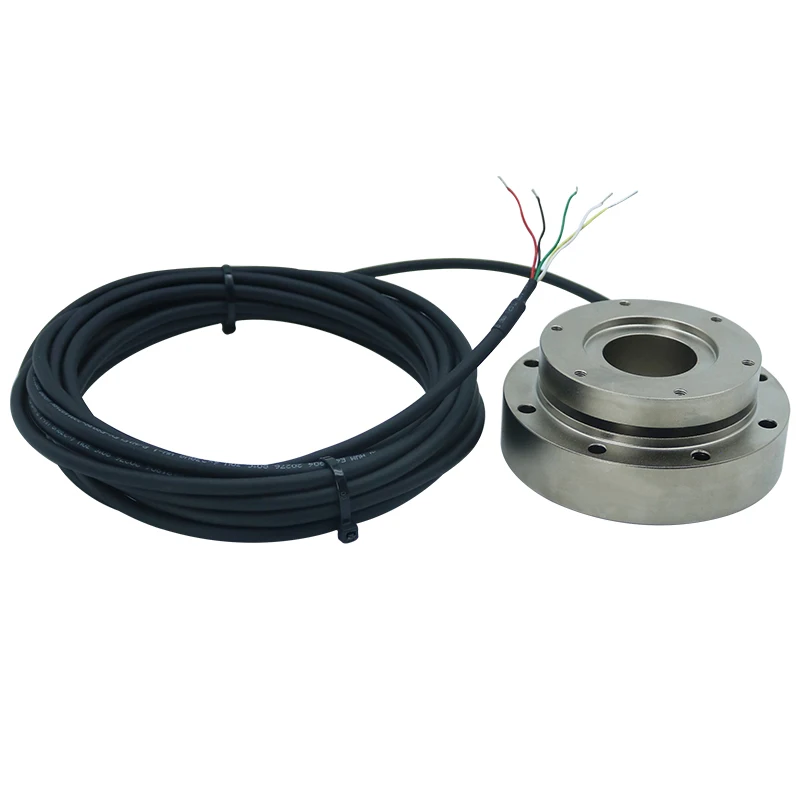 Annular Load Cell Donut Force Sensor Through Hole Type force transducer 500kg 1000kg For Bolt loading Rolling Mill System