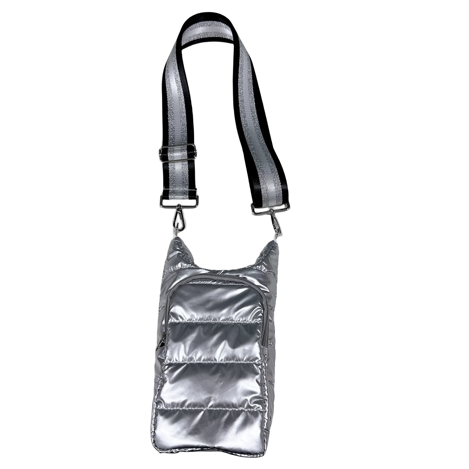 Crossbody Hydrobag Quilted Water Bottle Holder Carrier With Strap Water