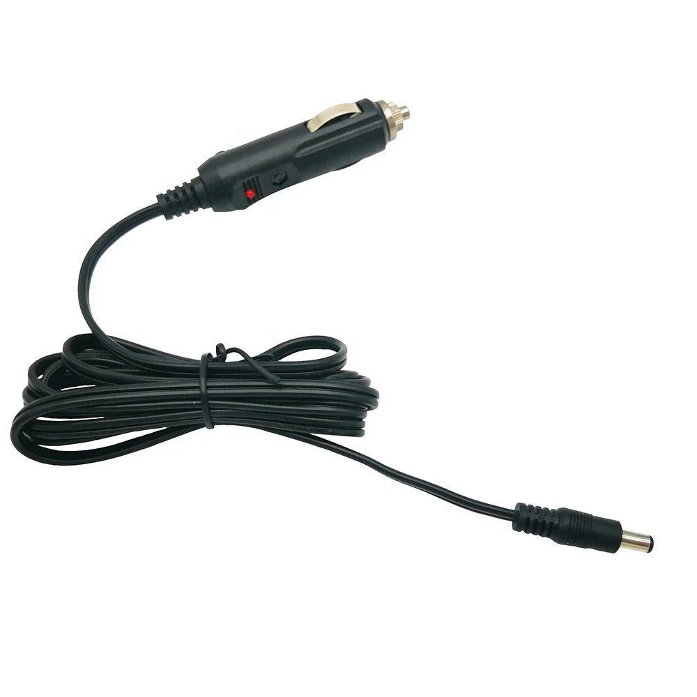 Car Cigarette Lighter Plug To Dc Connector 5.5x2.1mm Plug Car Ciga