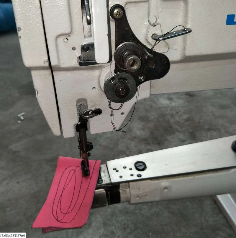 Secondhand Jukis DSC 246 Machine Single Needle Long Arm High Speed Leather Shoe Sewing Machine