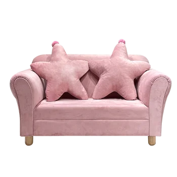High Quality Children’s Furniture Sofa Shape Storage Stool for Kids Bedroom Room