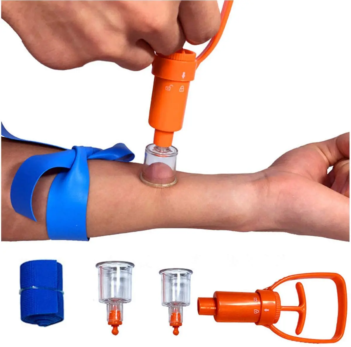 Comprehensive Injection Plastic Colorful Snake Bite Kit With Emergency