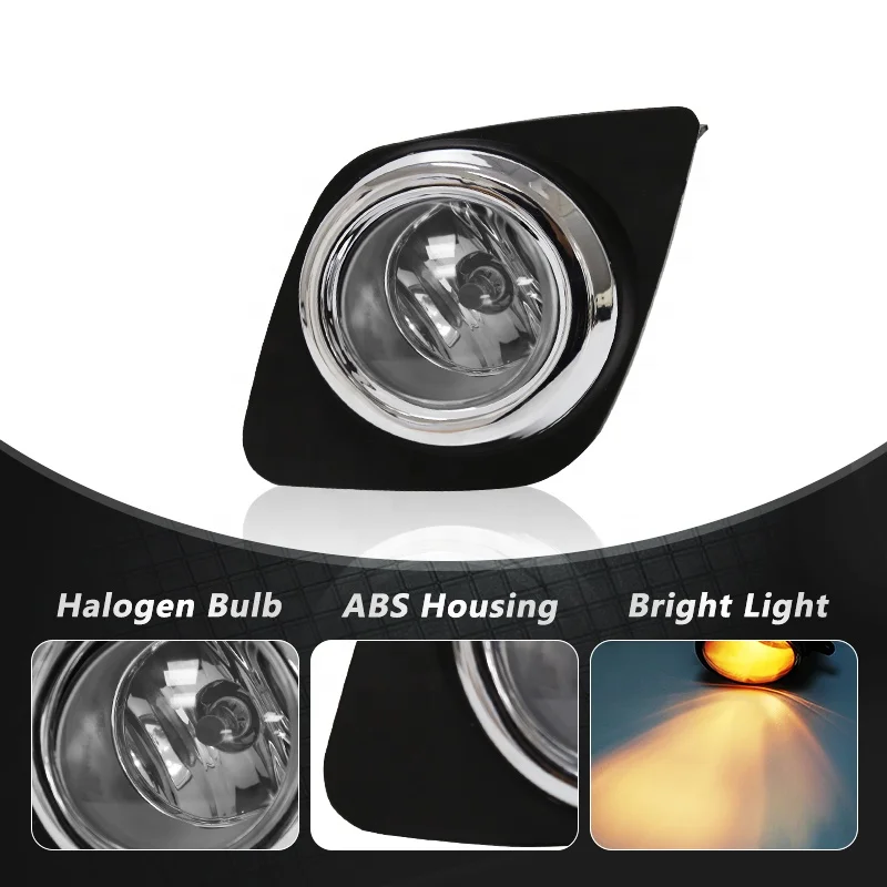 BlingLights Halogen Fog Lamp Kit For 2016-2018 Toyota Rav4 | H3 Bulbs