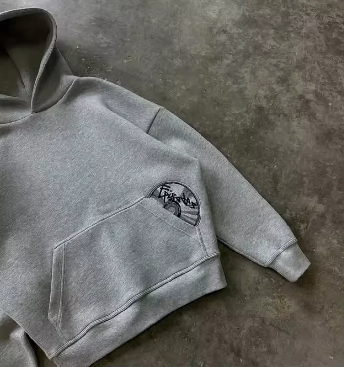 Custom logo Boxy Fit French Terry Double Layer Pocket Acid Wash 500GSM Camo Color Vintage Zipper Hoodie for Men gallery 2