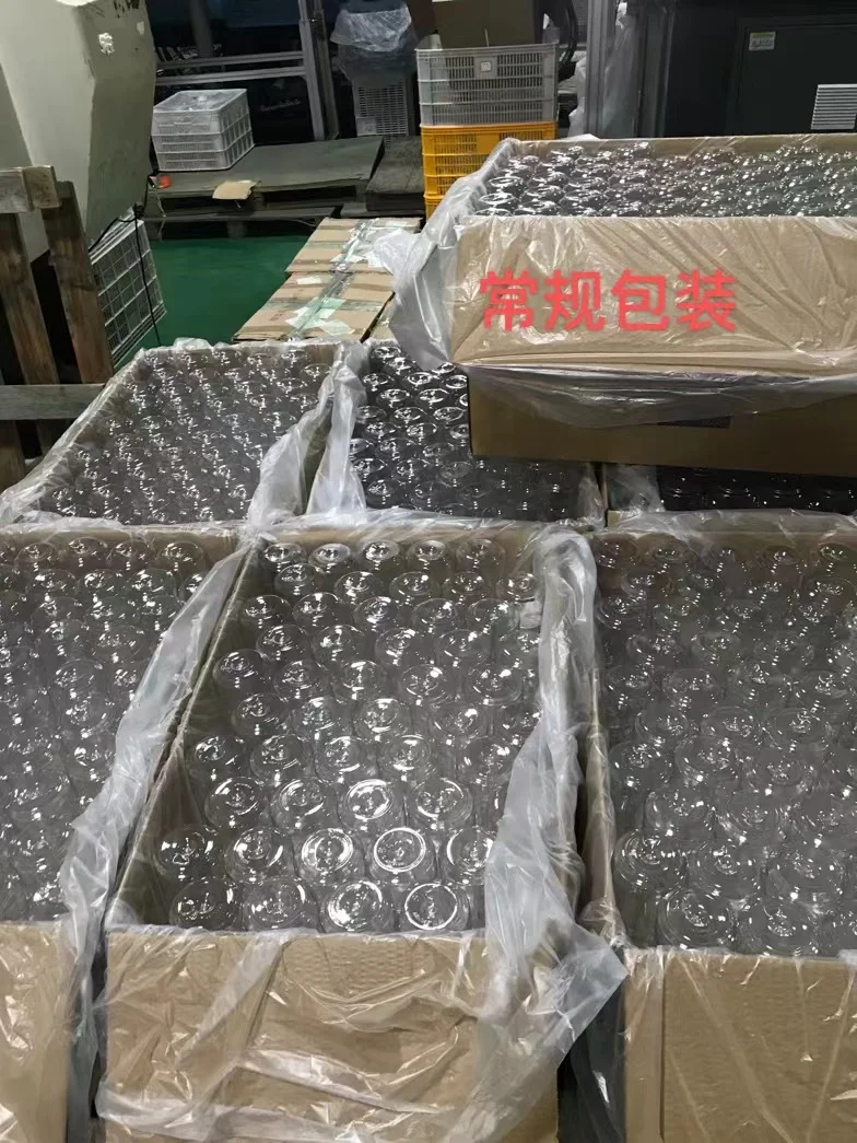 250ml 330ml 500ml Transparent Soda Can for Beverage Soft Drink Clear Plastic Juice Bubble Bottles Disposable Pet Cans With Lid