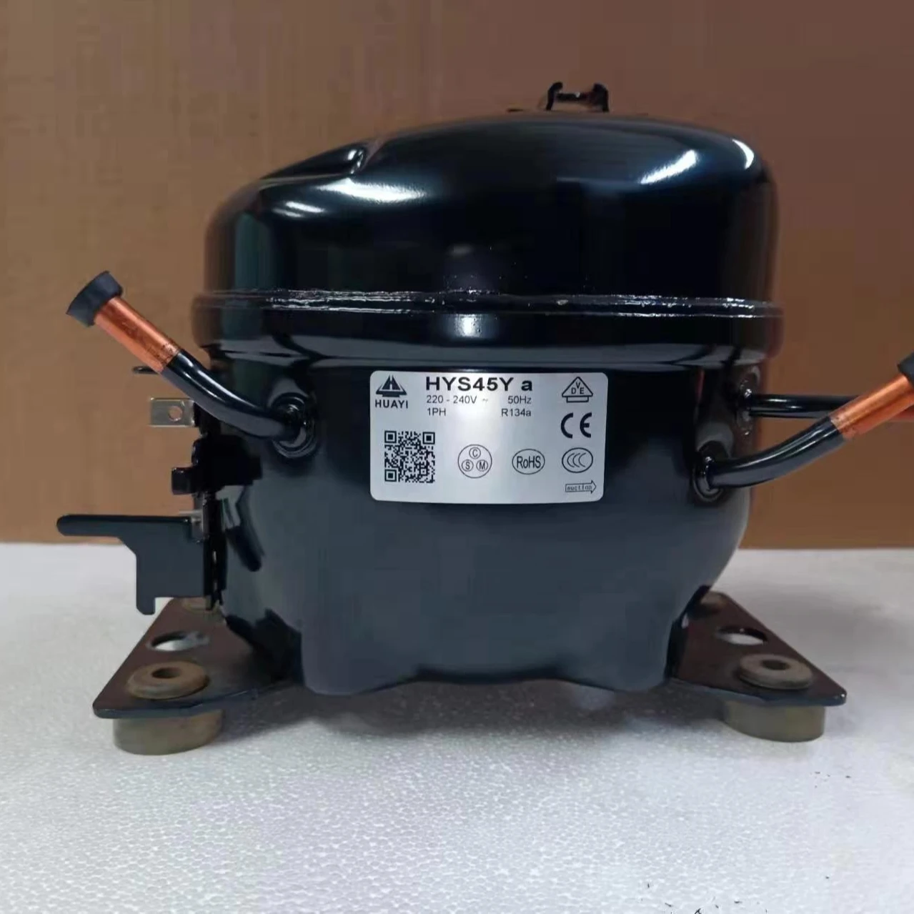 1/6HP HYS45Y R134a Cubigel Original Compressor Essential Freezer Fridge Refrigerator Part Homeappliance Household Parts