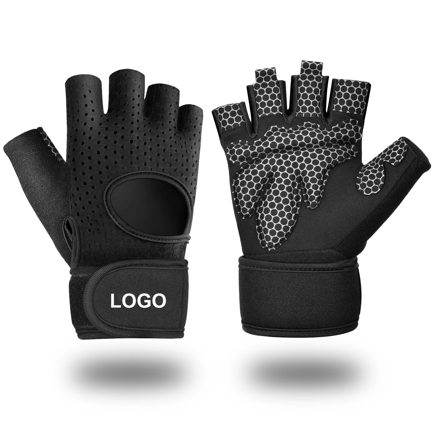 Wholesale Half Finger Gym Cycling Workout Gloves Men And Women Sports