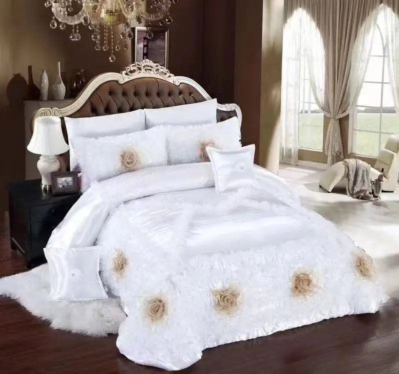 7 Piece Embroidered Luxury Comforter Set Bed in a Bag Bedding QUEEN Size,  Home Quality, Starting at $64.80 each