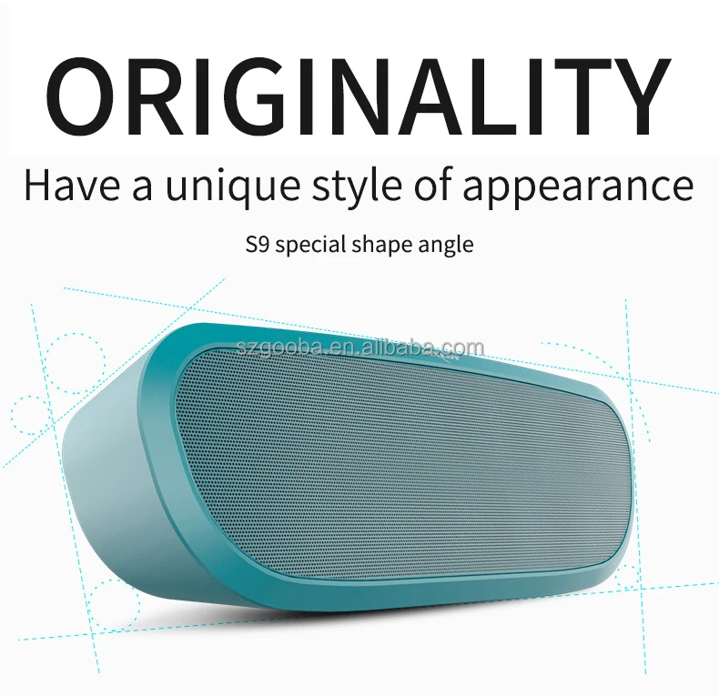 S9 Newest Super Bass Desktop Sports Handsfree Portable Waterproof Outdoor Mini True Wireless Speaker - ANKUX.COM
