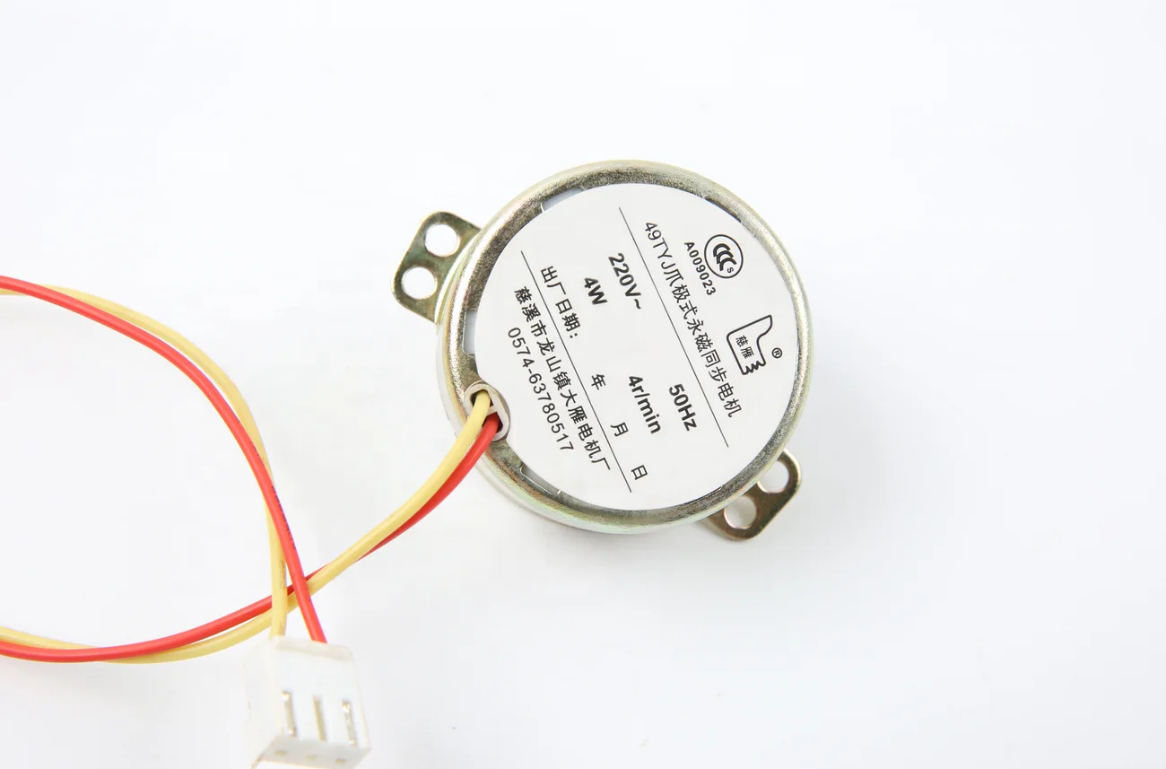 2.5rpm Fully Automatic Mini Incubator Egg Turning Synchronous Motor 49TYJ