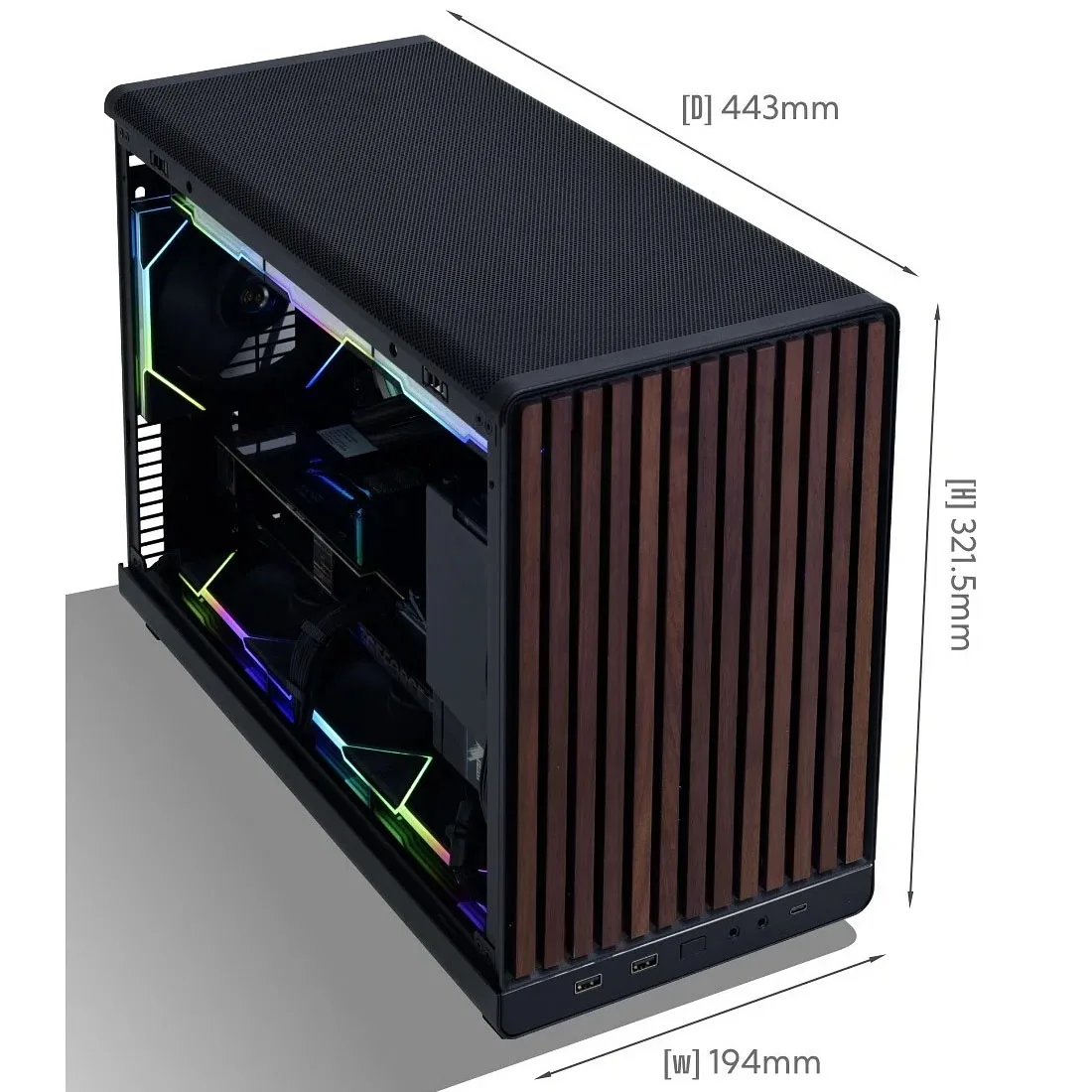 Lian Li A3 Wooden Case - Perfect for Gaming & Build Quality