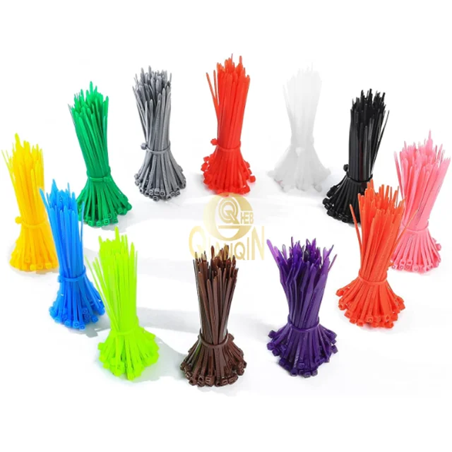 QianQin Agricultural Self Locking Plastic Zip Tie High Strength Nylon Cable Protection Zip Tie