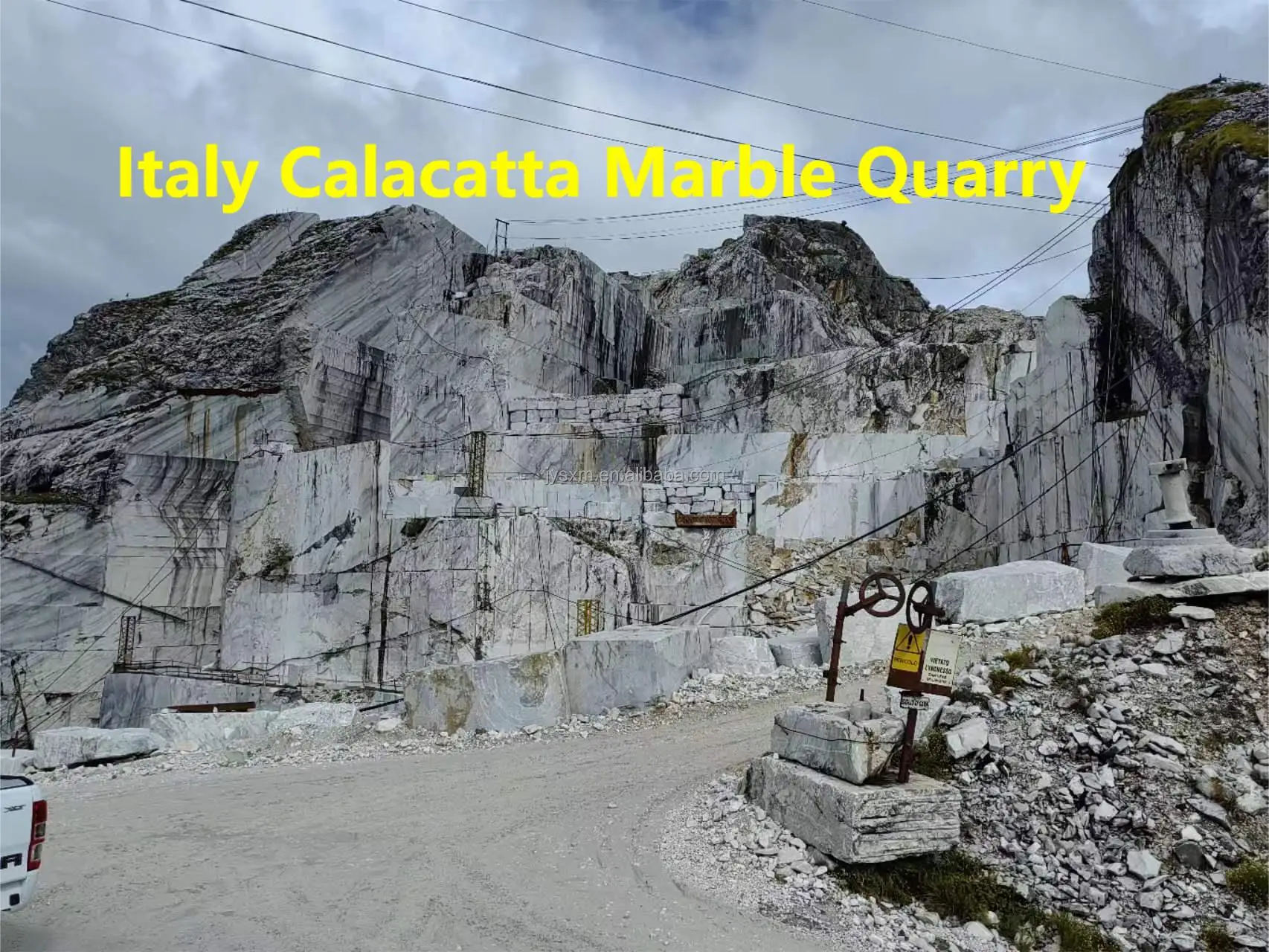 Rectangular Dining Table Top Italian Calacatta Big Square Marble Slab