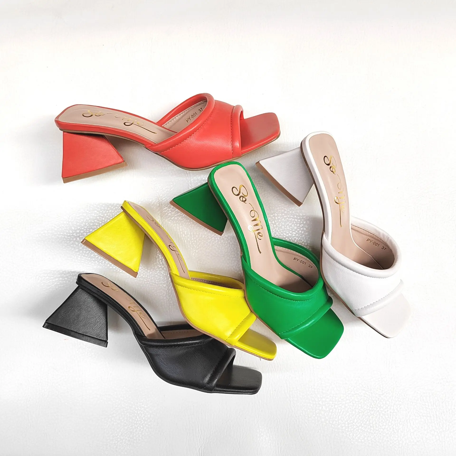Sina Slip-on White Sandal | HB shoes