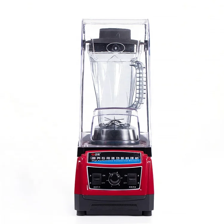Powerful Quiet Commercial Frappe Blender Professional Mixer and