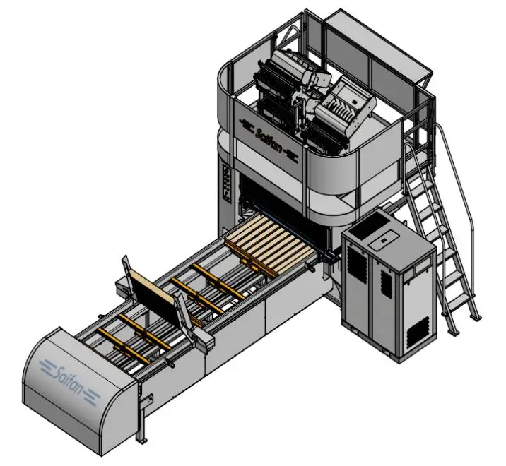 SAIFAN SF1000 Wood Pallet Making Machine Automatic Wood Pallet Maker