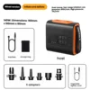 car air pump-gray-wired-dual function-inflating deflating-140w f