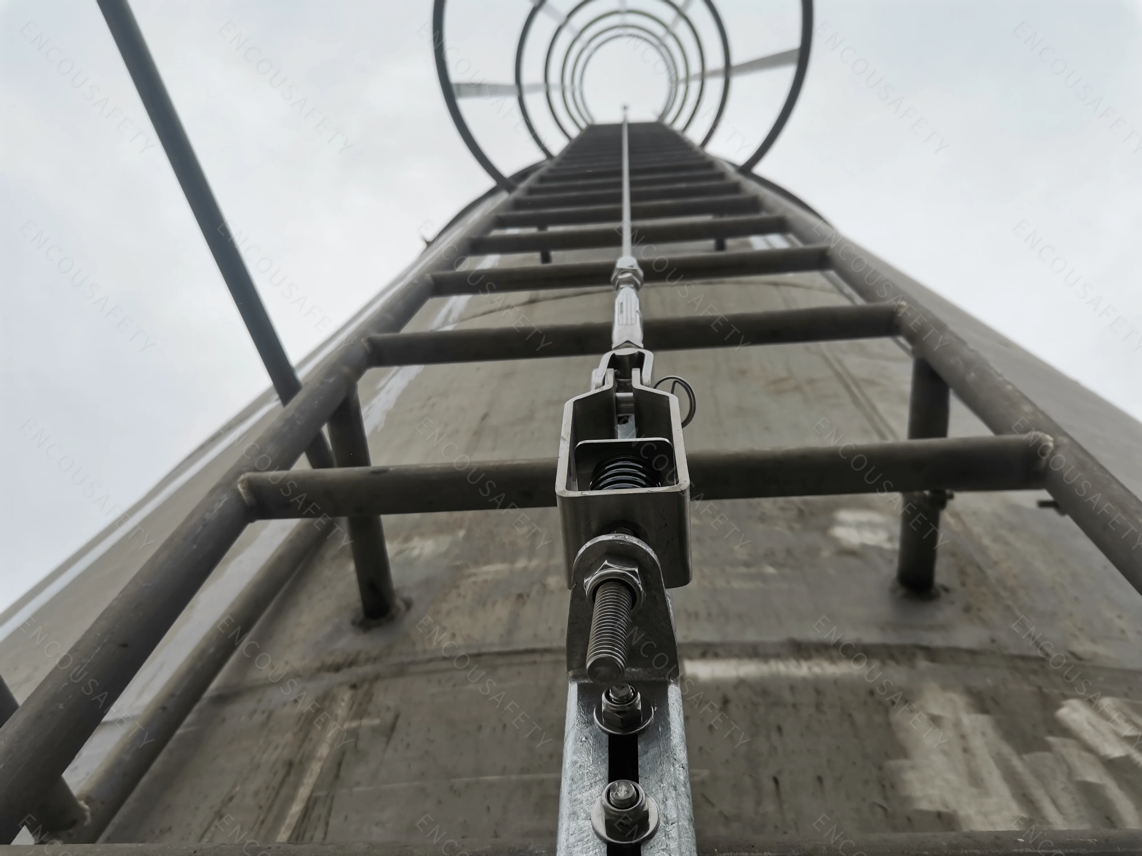 15m Vertical Lifeline 2.2m Extension Pole Climbing Fall Protection