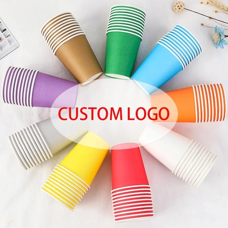 Maker Custom Cup Paper Cups With Lid Iced