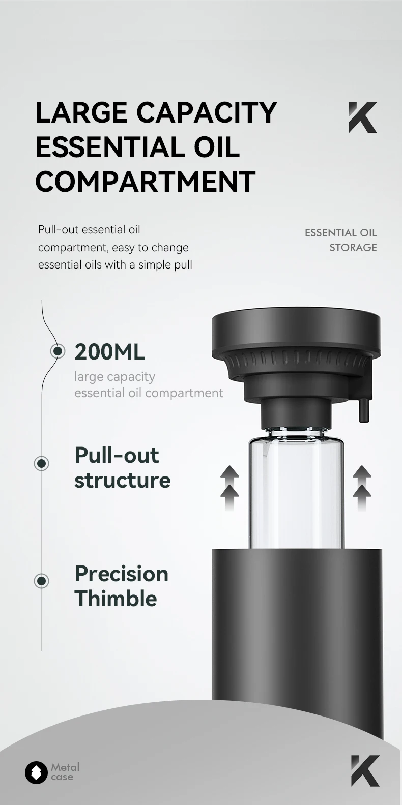 AeroScent Aluminum Office Scent Diffuser Pure Essential Oil Aroma Scent ...