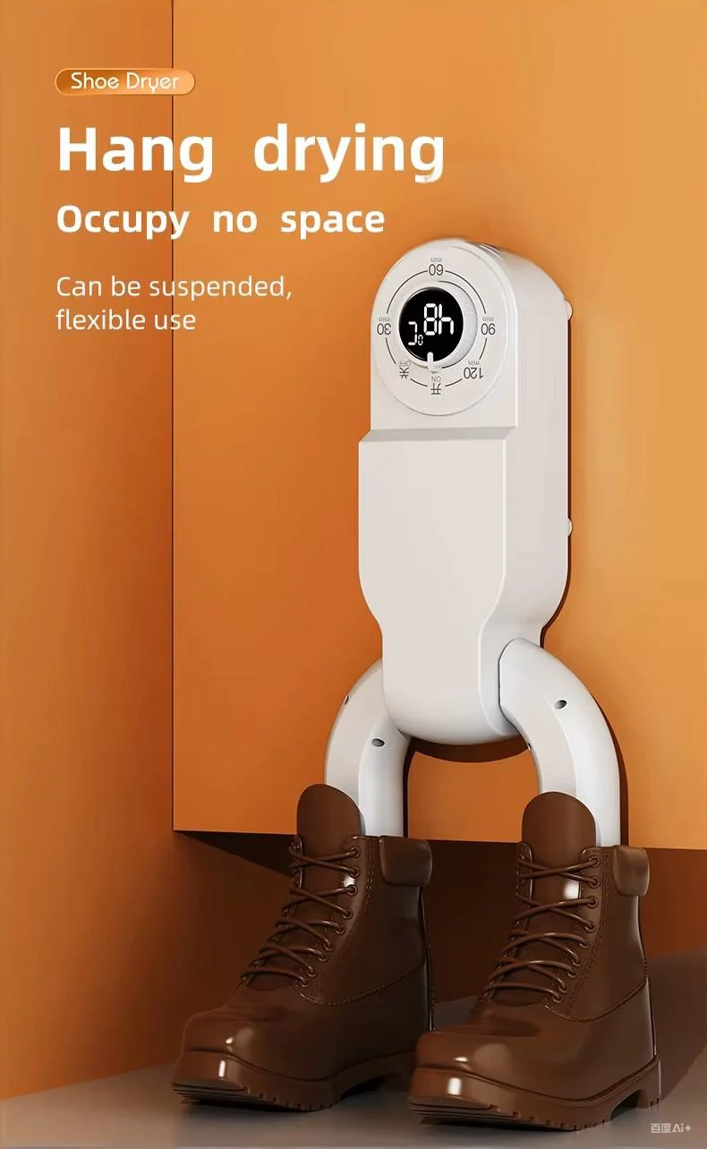 Retractable Shoes Dryer Household Folding Timing Baking Shoes Dryer Smart Touch Screen Automatic Hot Air Deodorant Shoes Dryer