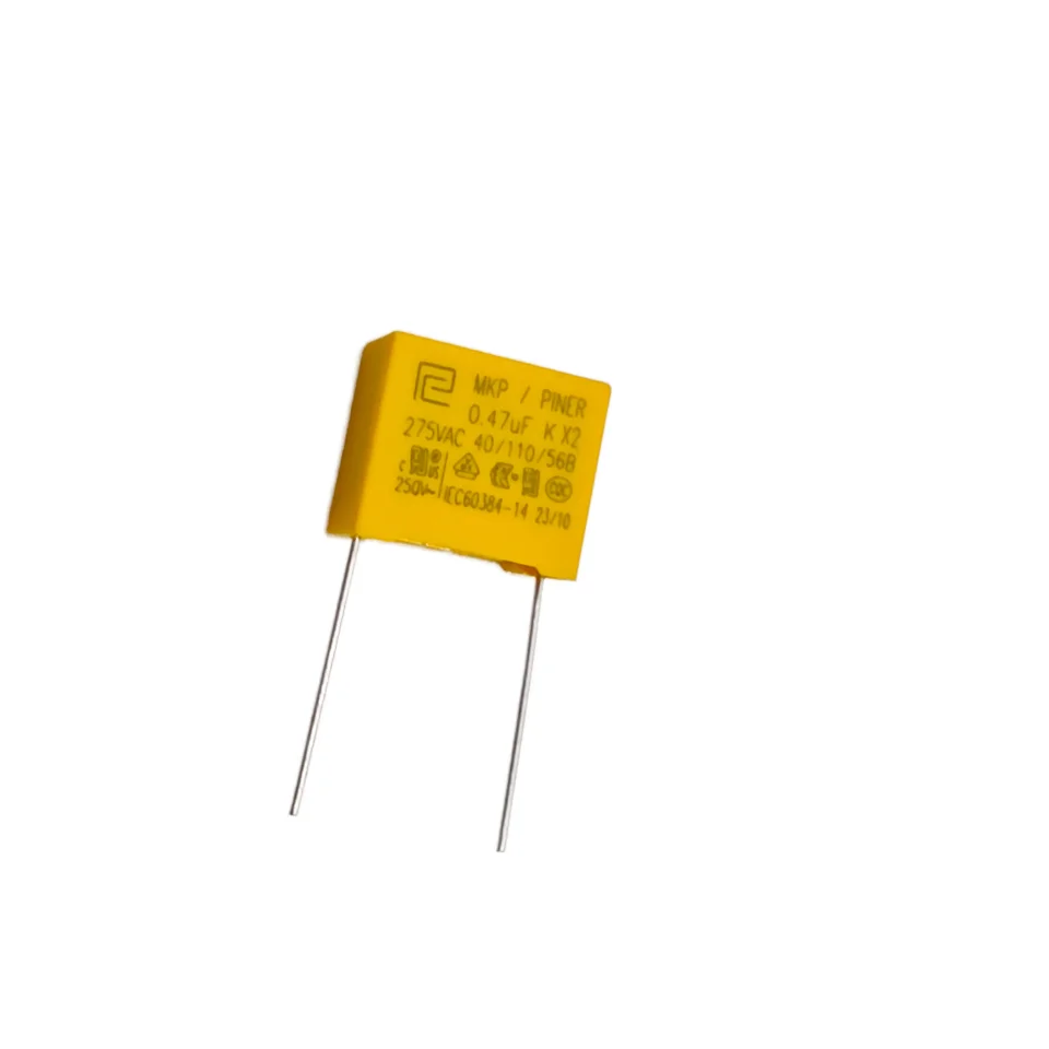 MKP-X2 0.47 UF 275 VAC High Quality Polypropylene Electronic Component Film Capacitors with Plastic Case