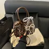Brown leopard print