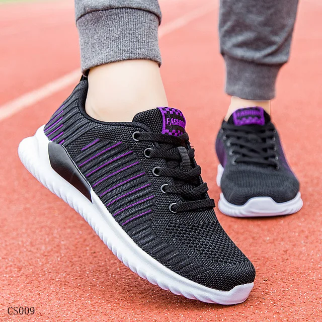 Новая модель кроссовок, повседневная спортивная обувь для бега, летающая вязаная обувь, женская спортивная обувь для бега