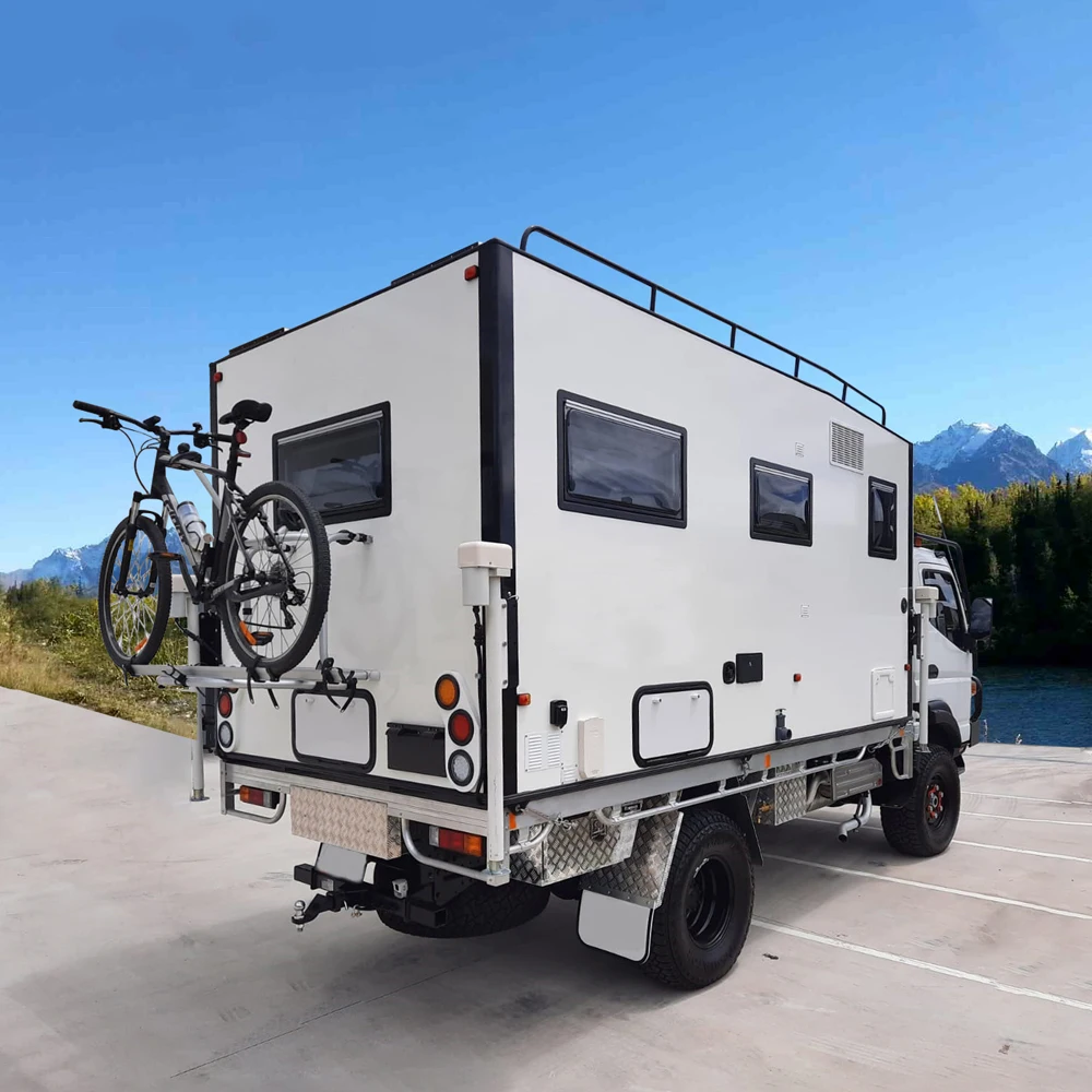 Big New Design Galvanized Sheet Slide in Trailer OEM Customized Truck Camper for 4 People