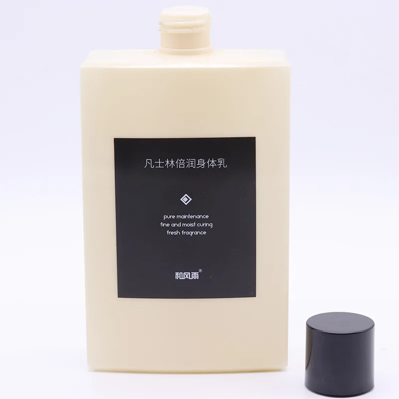 Vanjoin 200ml 260ml 400ml Luxury Clear Plastic Container Shampoo Shower Gel Bottle With Pump for Cosmetic