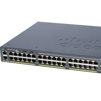 WS-C2960X-48TS-LL Ethernet 10Base-T/100Base-TX/1000Base-T Desktop, Rack-mountable Redundant Power System connector Switch