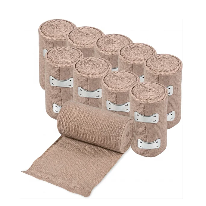 Flexible Compression Bandage with Clip Closure Rapidly Stop Bleeding and Swelling with Elastic Rubber Band Tourniquet Buckle