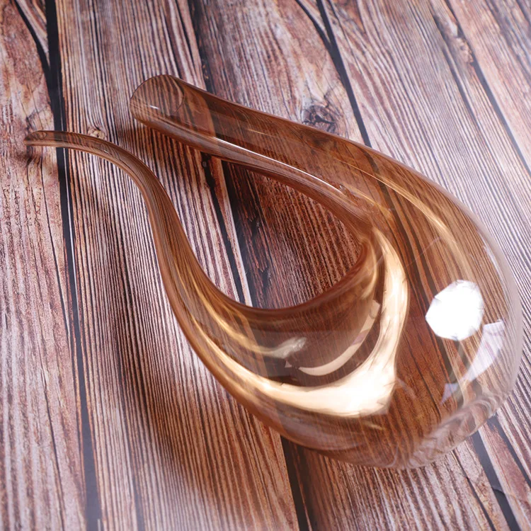 Европейский креативный красочный лазерный u-образный бытовой Лебедь хрустальный стеклянный графин для красного вина