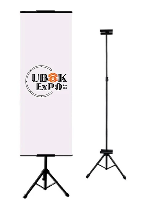 double-sided poster stand tripod poster stands