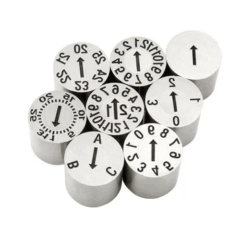 Precision Steel Mold Date Time Insert Day Month Year Stamp for Plastic Injection Molding