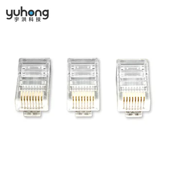 YUHONG Manufacture Wholesale Cat5e CAT6 UTP RJ45 Modular Plug Connector