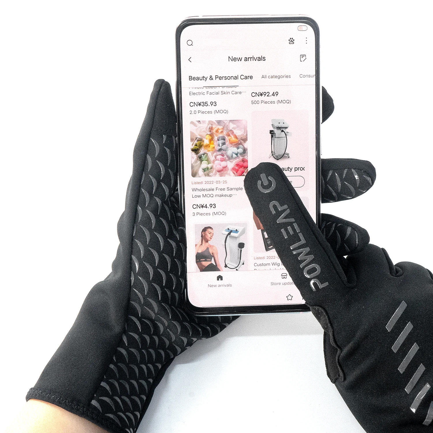 Водонепроницаемые спортивные перчатки для полевых игроков супер захват теплые бега и ходьбы мужчин