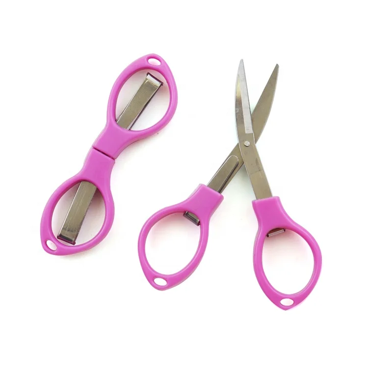 Stainless Steel Folding Scissors Retractable Mini Scissors