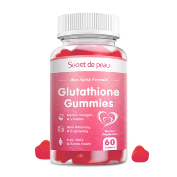 Private Label 60 Gummy Glutathione Gummies Skin Whitening Gummy Candy ...