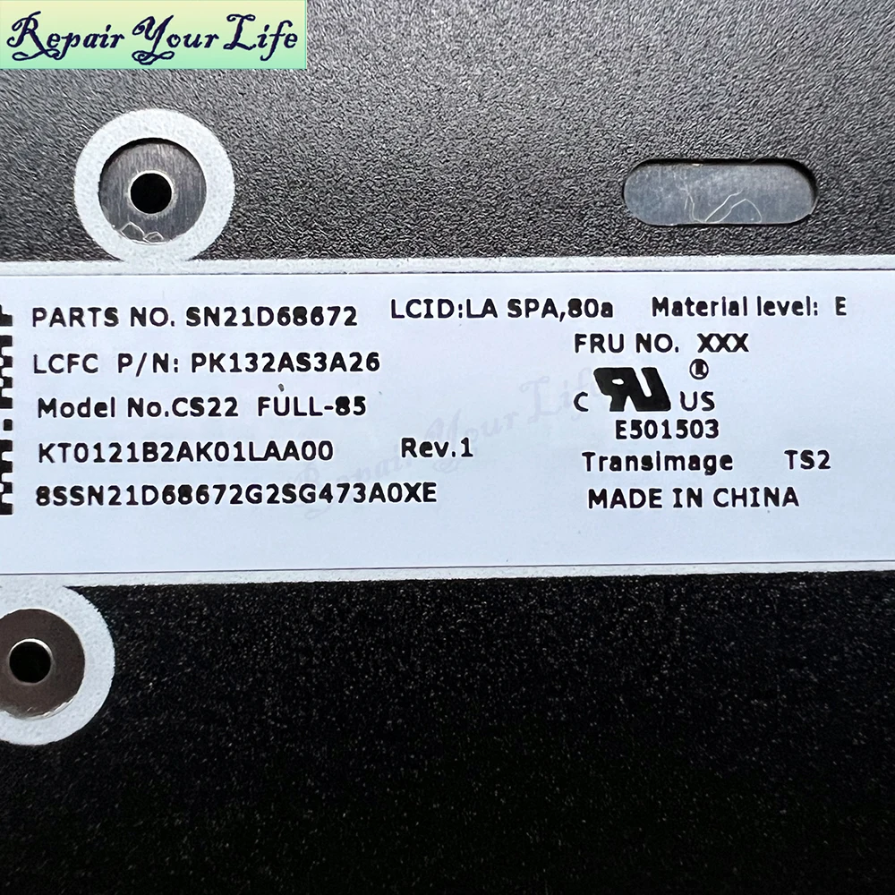 LA Latin No Backlit Laptop Keyboard for Lenovo Thinkpad T14s Gen 3 E14 R14 Gen5 T14p Gen1 E14 GEN 5 SN21D68672 Keyboard