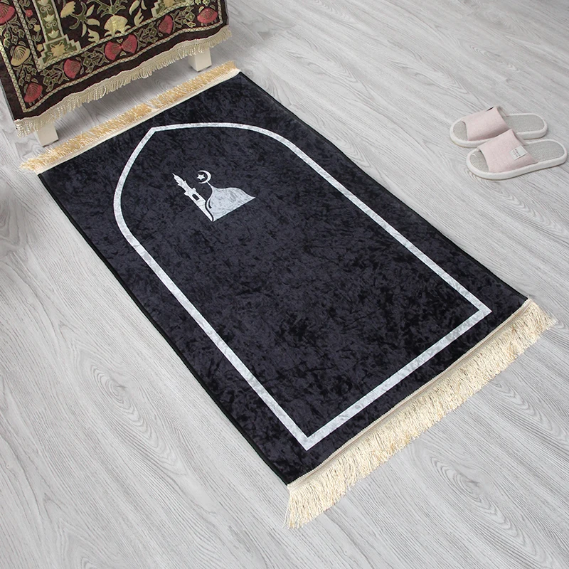 Padded Prayer Mat For Children Washable Polyester Worship Blanket_voghion.com